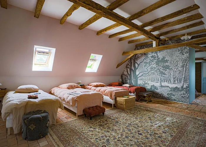 D'hotes La Massonniere Avec Grand Jardin - Ideal Familles, Groupes Et Sejour Nature - Sarthe Saint-Christophe-en-Champagne